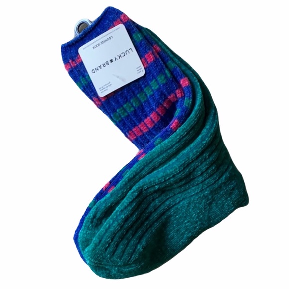Lucky Brand Accessories - LAST SET - NEW Lucky Brand lounge socks 2 pairs